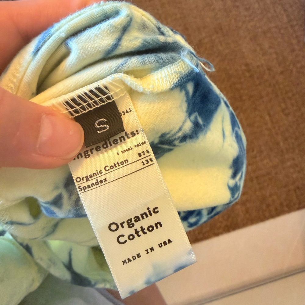 100% organic cotton groceries organic cotton tie dye workout set - Picture 4 of 5